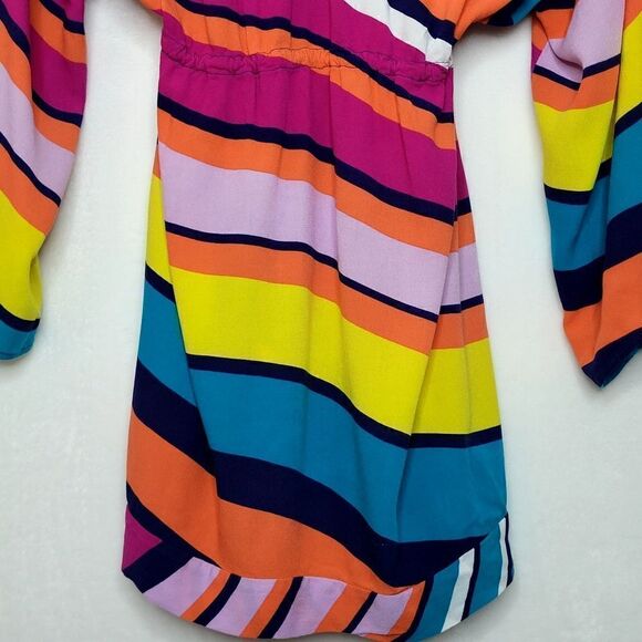 Trina Turk Multicolor Stripe Beach Coverup Size Small - Picture 11 of 13